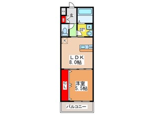 ノイヴェル新堂の物件間取画像